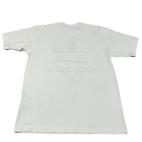 Adidias | NYC Men's T-Shirt Short Sleeve Crew Neck Shirt Top Tee White Small EUC - Picture 3 of 5